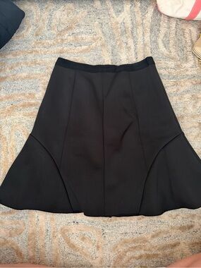 Rebecca Taylor Size 2 Women's Black Flared Panel Skirt
